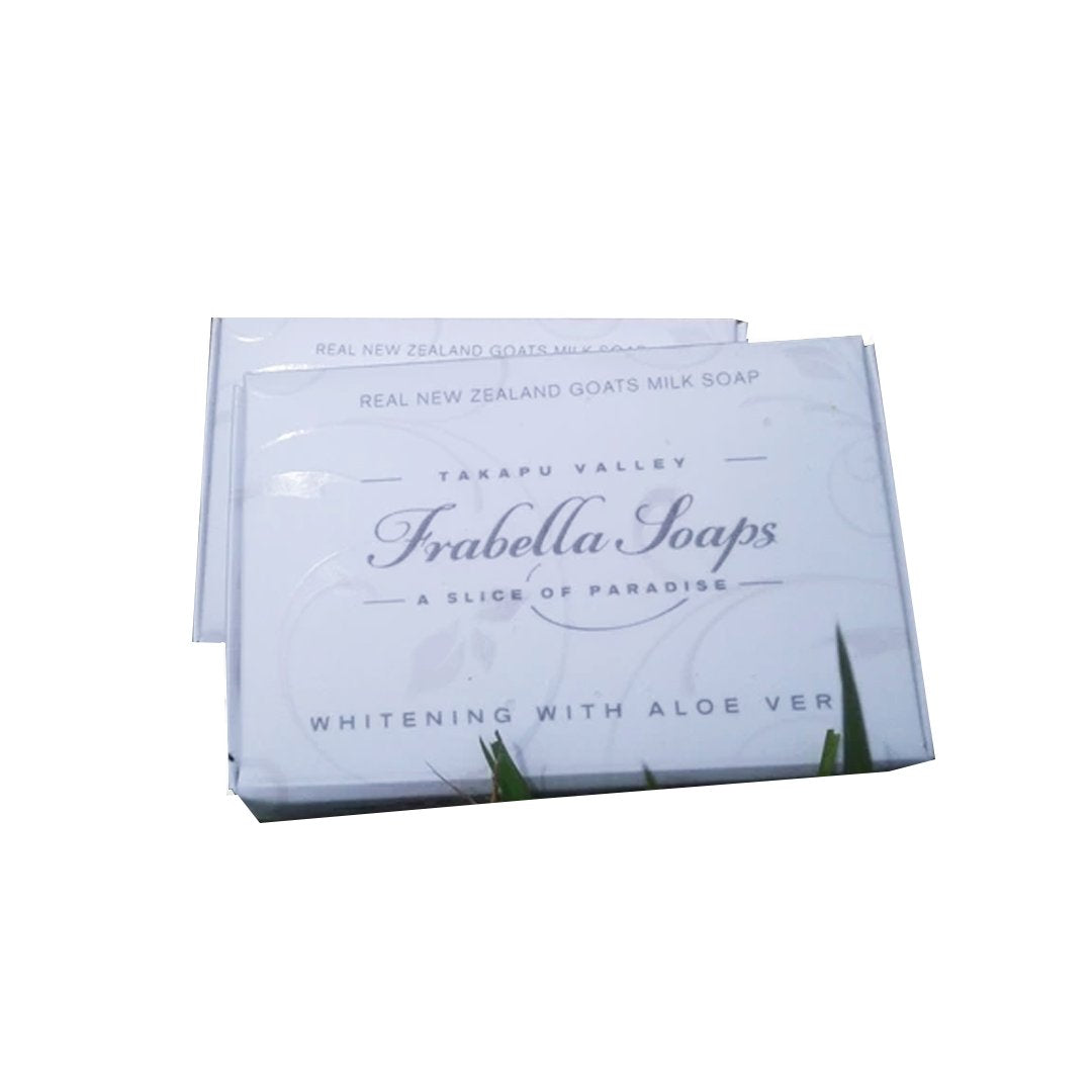 This beautiful Milk Whitening Bar has Aloe Vera and essential oils to naturally create a lighter skin tone. The natural plant extract of aloe vera will reduce redness, spots, blemishes and promote even skin tone,   A natural exfoliant to restore elasticity and encourage new skin growth for younger whiter looking skin.
